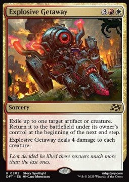 Explosive Getaway - Aetherdrift (Rare) [DFT-202] Main image