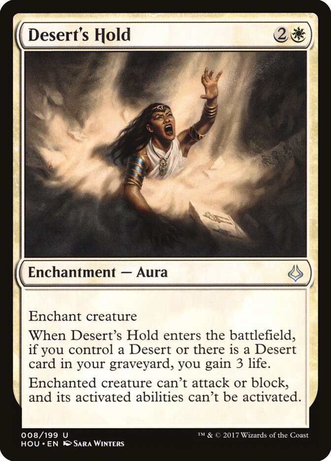 Desert's Hold - Hour of Devastation (Uncommon) [HOU-8]