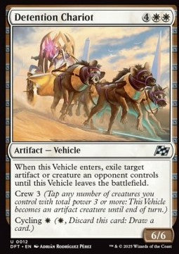 Detention Chariot - Aetherdrift (Uncommon) [DFT-12] Main image