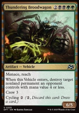 Thundering Broodwagon - Aetherdrift (Uncommon) [DFT-225] Main image