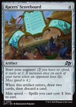 Racers' Scoreboard - Aetherdrift (Uncommon) [DFT-239] Main image