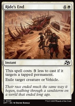 Ride's End - Aetherdrift (Common) [DFT-25] Main image