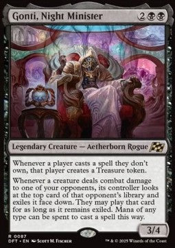 Gonti, Night Minister - Aetherdrift (Rare) [DFT-87] Main image