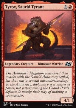 Tyrox, Saurid Tyrant - Aetherdrift (Uncommon) [DFT-149] Main image