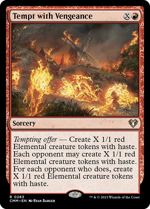 Tempt with Vengeance – Commander Masters (CMM-263) Magic: The Gathering card Immagine principale del prodotto