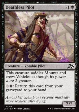 Deathless Pilot - Aetherdrift (Common) [DFT-82] Imagen principal del producto