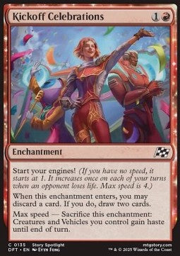 Kickoff Celebrations - Aetherdrift (Common) [DFT-135] Imagen principal del producto