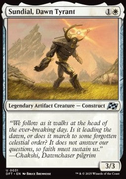 Sundial, Dawn Tyrant - Aetherdrift (Uncommon) [DFT-31] Main image
