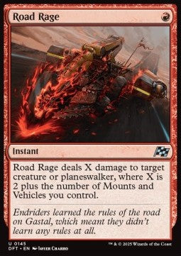 Road Rage - Aetherdrift (Uncommon) [DFT-145] Image principale du produit
