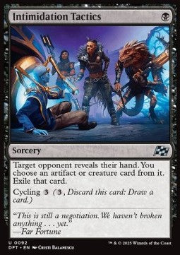 Intimidation Tactics - Aetherdrift (Uncommon) [DFT-92] Main image