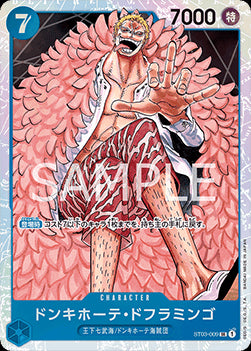Donquixote Doflamingo (ST03-009) - Starter Deck: The Seven Warlords of the Sea (Non-English) (Super Rare) [ST-03-JP-009]