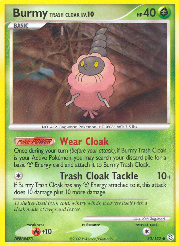 Burmy Trash Cloak Lv.10 – Secret Wonders 80 – Pokémon TCG single card Hoofdafbeelding