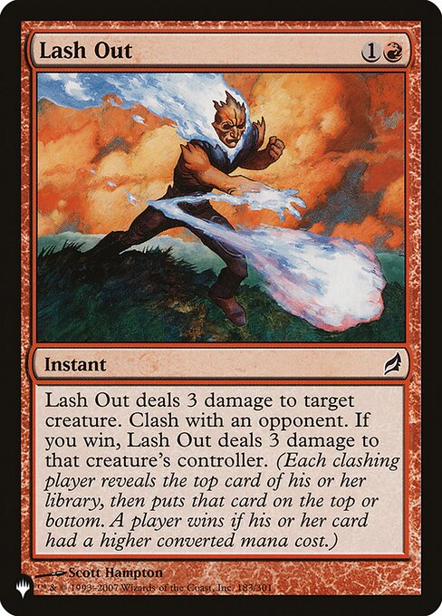 Lash Out – The List (PLST-LRW-183) Magic: The Gathering card | LC-REM-20260804-15151526183244-80a67ccc-eeae-4914-a807-d4a8bb81c85f