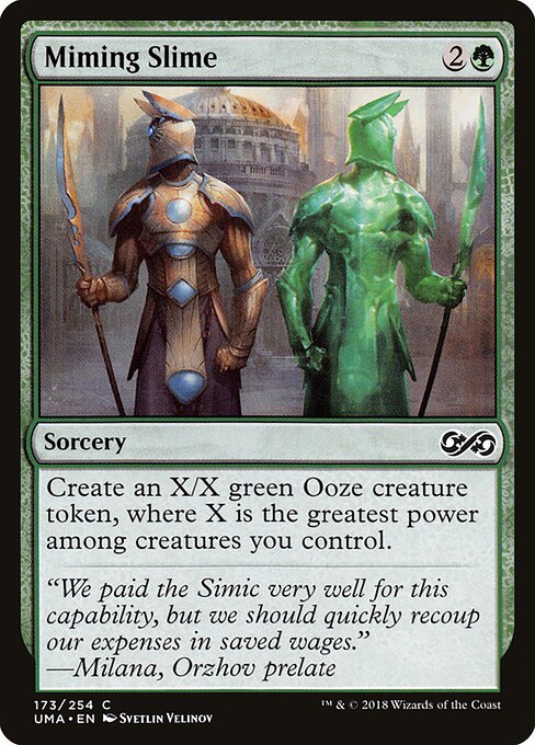 Miming Slime – Ultimate Masters (UMA-173) Magic: The Gathering card | LC-REM-20260804-15610406961484-80d816cd-9ca6-4118-893e-5c6b167d9d81