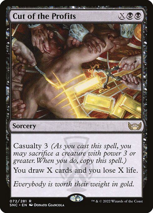 Cut of the Profits – Streets of New Capenna (SNC-72) Magic: The Gathering card | LC-REM-20260804-15339545002316-80e86078-1629-40dc-88a9-102c543255b8