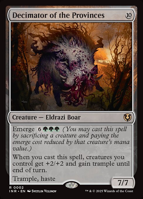 Decimator of the Provinces – Innistrad Remastered (INR-2) Magic: The Gathering card