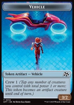 Vehicle Token (A 3/2) // Chandra, Spark Hunter Emblem - Aetherdrift: Tokens (Token) [TDFT-T 12/13] Image principale du produit