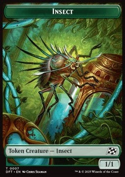 Insect Token (G 1/1) // Elephant Token (G 3/3) - Aetherdrift: Tokens (Token) [TDFT-T 7/6] Image principale du produit