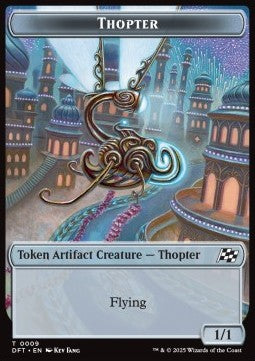 Thopter Token (A 1/1) // Servo Token (A 1/1) - Aetherdrift: Tokens (Token) [TDFT-T 9/8] Image principale du produit