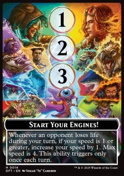 Start Your Engines! // Max Speed - Aetherdrift: Tokens (Token) [TDFT-T14] Image principale du produit