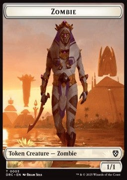 Zombie Token (W 1/1) // Shapeshifter Token (U 2/2) - Aetherdrift: Tokens (Token) [TDFT-CT 3/4] Image principale du produit