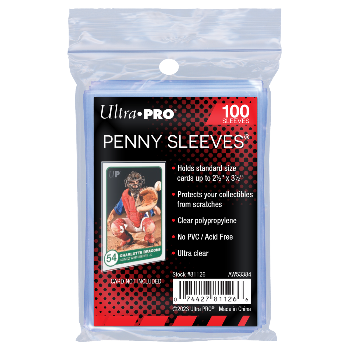 Ultra Pro Penny Sleeves 100 stuks – verpakking