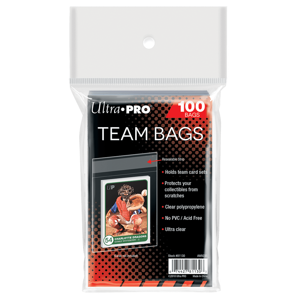 Ultra Pro Team Bags hersluitbare zakjes – verpakking (100 stuks) | Lichcards Hoofdafbeelding