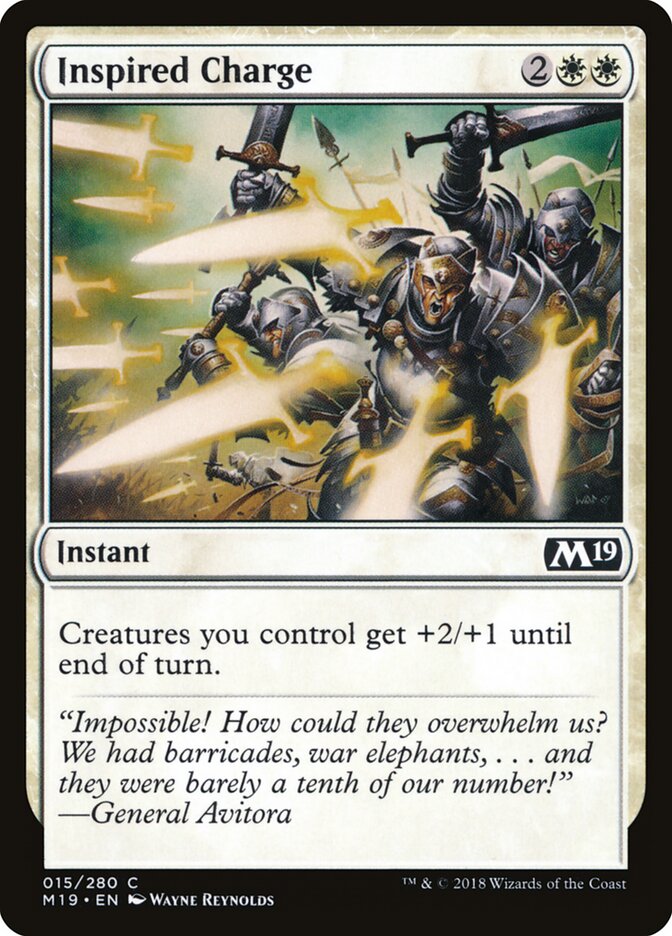 Inspired Charge - Core 2019 (Common) [M19-15] Main image