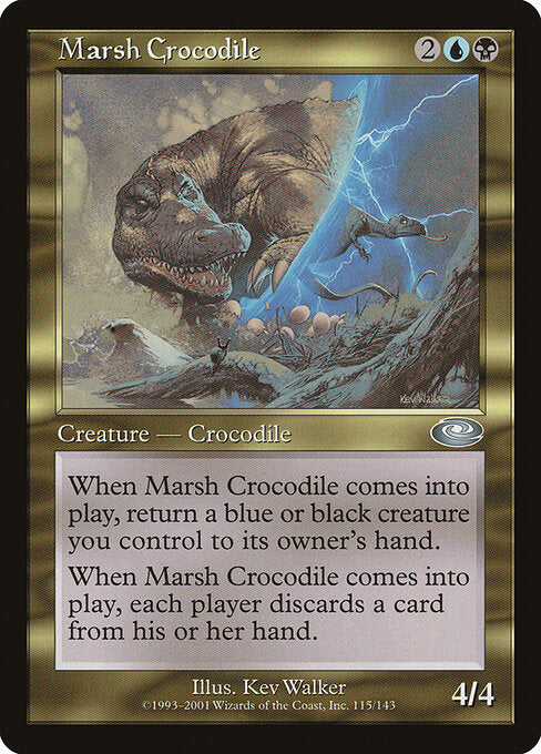Marsh Crocodile – Planeshift (PLS-115) Magic: The Gathering card | LC-REM-20260804-15526173311308-813279d1-d7bd-4d49-bd9d-fc9a6595dd39