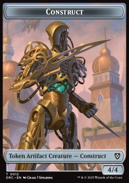 Construct Token (A 4/4) // Nalaar Aetherjet Token (A */*) - Aetherdrift: Tokens (Token) [TDFT-CT 12/16] Image principale du produit