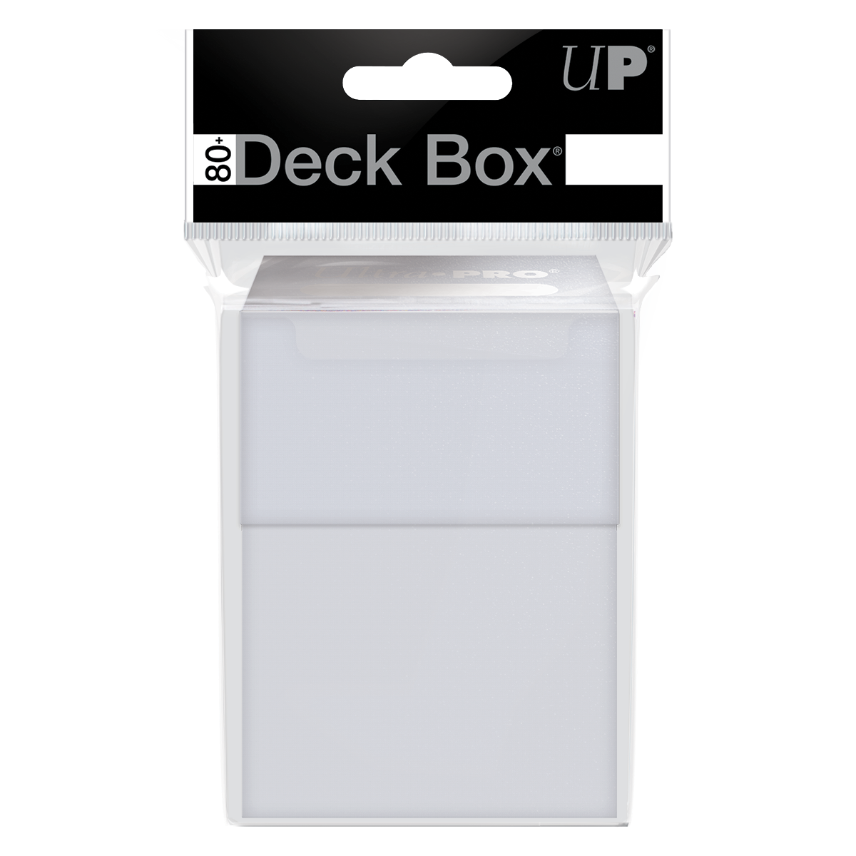 Ultra PRO Clear Deckbox – Verkaufsverpackung, für 80 doppelt gesleevte Karten