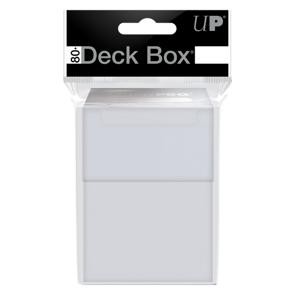 Ultra PRO Clear Deckbox – Verkaufsverpackung, für 80 doppelt gesleevte Karten