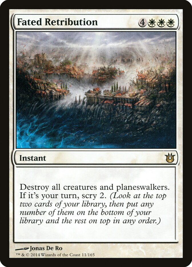 Fated Retribution - Born of the Gods (Rare) [BNG-11] Immagine principale del prodotto