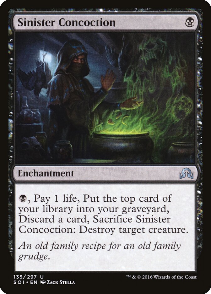 Sinister Concoction - Shadows over Innistrad (Uncommon) [SOI-135] Imagen principal del producto