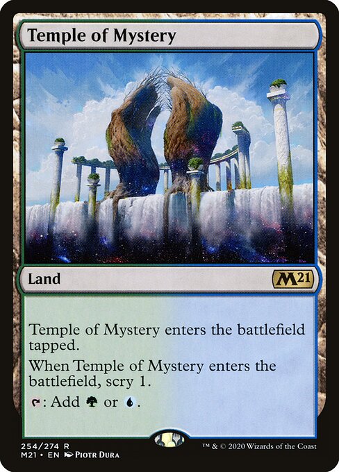 Temple of Mystery – Core 2021 (M21-254) Magic: The Gathering card