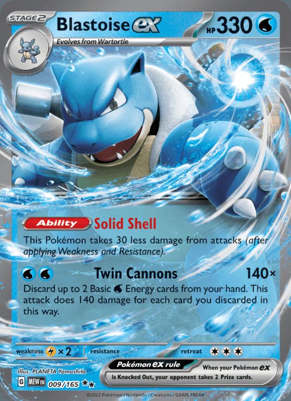 Blastoise ex - 151 (Oversized) [MEW-009] Hoofdafbeelding
