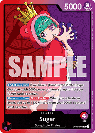 Sugar (OP10-003) (V.1) - Royal Blood (Leader) [OP10-003] Immagine principale del prodotto