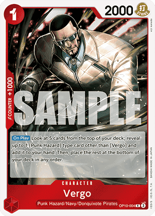 Vergo (OP10-004) - Royal Blood (Rare) [OP10-004] Main image