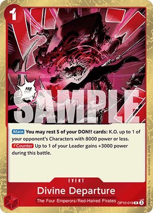 Divine Departure (OP10-019) (V.1) - Royal Blood (Rare) [OP10-019] Main image