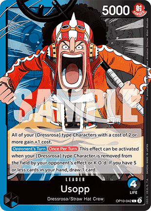 Usopp (OP10-042) (V.1) - Royal Blood (Leader) [OP10-042] Image principale du produit