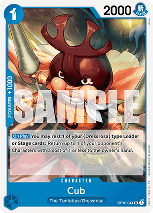 Cub (OP10-044) - Royal Blood (Uncommon) [OP10-044] Main image