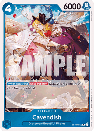 Cavendish (OP10-045) (V.1) - Royal Blood (Rare) [OP10-045] Main image