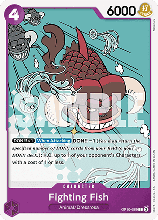 Fighting Fish (OP10-069) - Royal Blood (Common) [OP10-069] Main image