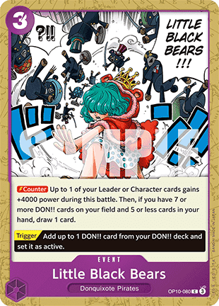 Little Black Bears (OP10-080) - Royal Blood (Common) [OP10-080] Immagine principale del prodotto