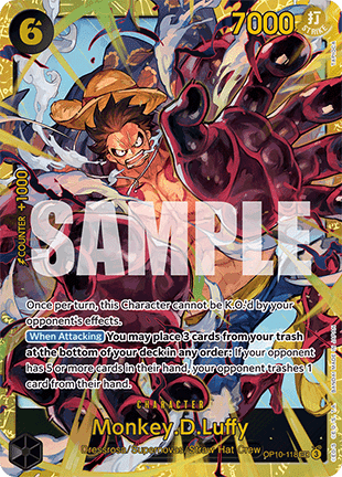 Monkey.D.Luffy (OP10-118) (V.1) - Royal Blood (Secret Rare) [OP10-118] Image principale du produit