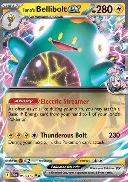 Iono's Bellibolt ex - Journey Together (Double Rare) [JTG-053] Hauptbild