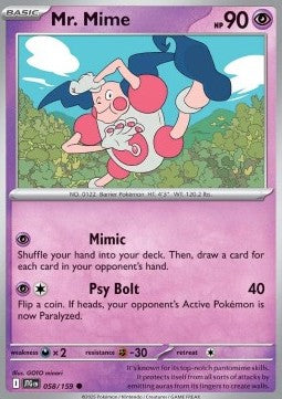 Mr. Mime - Journey Together (Common) [JTG-058] Hover Image