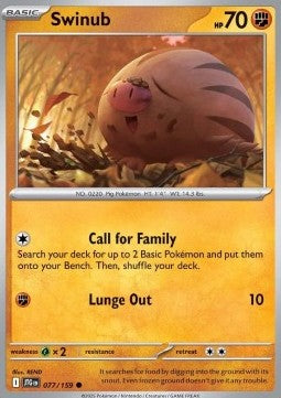 Swinub - Journey Together (Common) [JTG-077] Hover Image