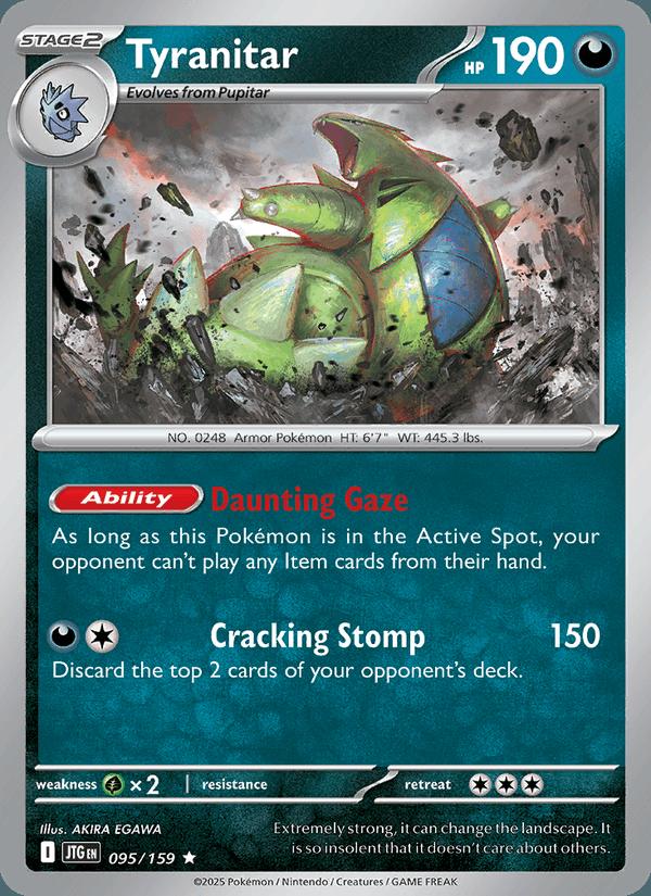 Tyranitar - Journey Together (Rare) [JTG-095] Image principale du produit
