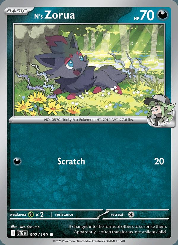 N's Zorua - Journey Together (Common) [JTG-097] Image principale du produit